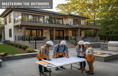 Mastering the Outdoors: How to Vet and Hire Custom Deck & Patio Building Contractors