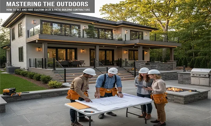 Mastering the Outdoors: How to Vet and Hire Custom Deck & Patio Building Contractors