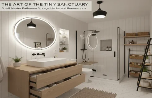 The Art of the Tiny Sanctuary: Small Master Bathroom Storage Hacks and Renovations