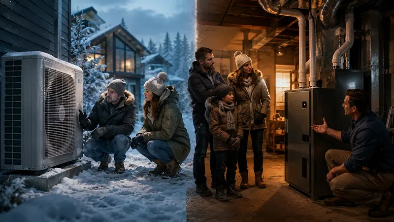Heat Pump vs. Furnace: Which Is More Efficient in Freezing Weather?
